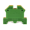 RS PRO Earth Terminal Block Green Yellow, 8kV Voltage, 0.2-10 mm² Cable CSA, 1-Level Screw Termination 872-5621