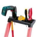 TUBESCA Fibreglass 4 Steps Step Ladder with Aluminium Rungs, 0.92m Platform Height, 1.58m Open Length 04472004