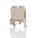 RS PRO DIN Rail Terminal Block Beige, 4mm² Cable CSA, 1-Level Screw Termination, 800V, 32A Current 878-7516