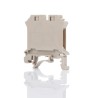 RS PRO DIN Rail Terminal Block Beige, 4mm² Cable CSA, 1-Level Screw Termination, 800V, 32A Current 878-7516