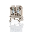RS PRO DIN Rail Terminal Block Beige, 4mm² Cable CSA, 1-Level Screw Termination, 800V, 32A Current 878-7516
