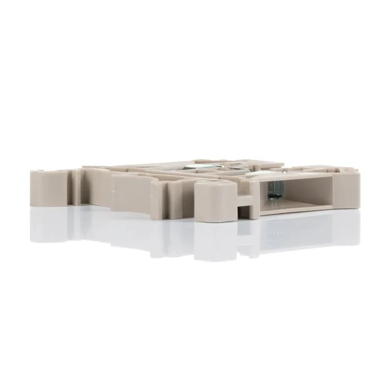RS PRO DIN Rail Terminal Block Beige, 4mm² Cable CSA, 1-Level Screw Termination, 800V, 32A Current 878-7516