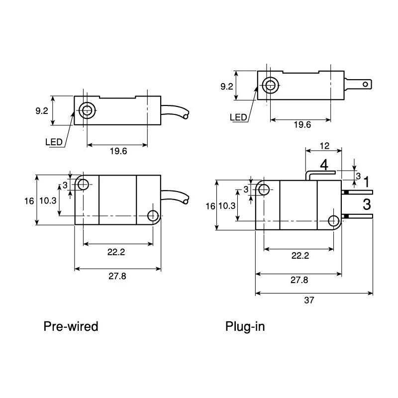 Pepperl + Fuchs Block Inductive Proximity Sensor NPN 3V 2 mm Detection Range 30 V dc 100mA NBB2-V3-E0-V5