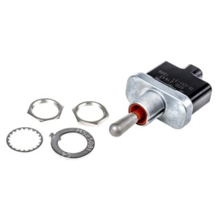 Otto Toggle Switch Panel Mount On-Off-On SPST Screw Terminal 28 V DC 115 V AC T9-CS1-27