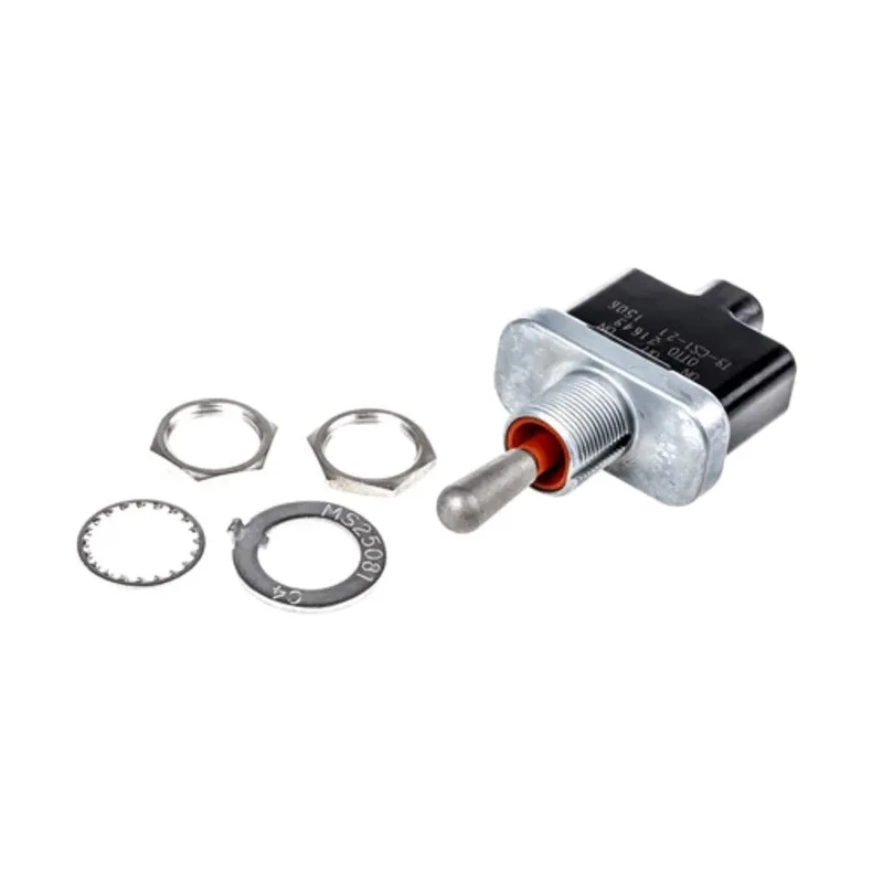 Otto Toggle Switch Panel Mount On-Off-On SPST Screw Terminal 28 V DC 115 V AC T9-CS1-27