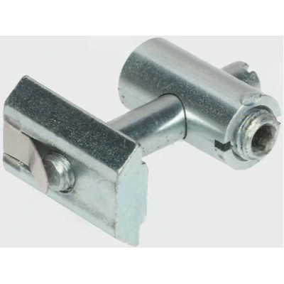FlexLink Connecting Component T-Connector for Strut Profile 44 x 48 mm, Groove Size 11 mm, Round Tube Size 12 mm XCEC 12