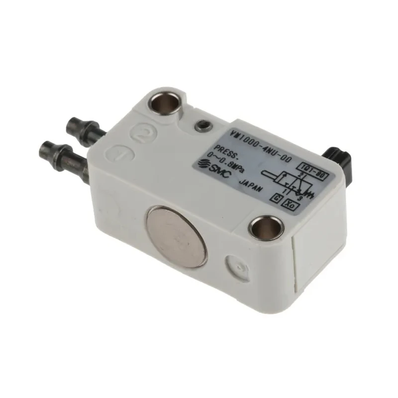 SMC Basic Mechanical Valve VM1000 Series, III B 0.8MPa 49.03NL/min 3/2 Side Port Polybutylene Terephthalate Body 