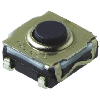 C & K IP67 Black Tactile Switch SPST Momentary 50mA 24 V dc Surface Mount KSC341J LFS