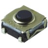 C & K IP67 Black Tactile Switch SPST Momentary 50mA 24 V dc Surface Mount KSC341J LFS