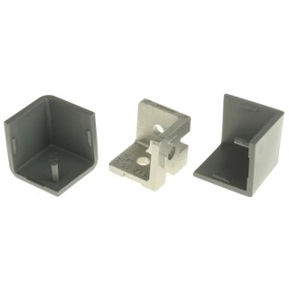FlexLink M6 Angle Bracket Connecting Component Strut Profile 30 mm Groove Size 7.2 mm XFFA 30 C + XFBE 30 C