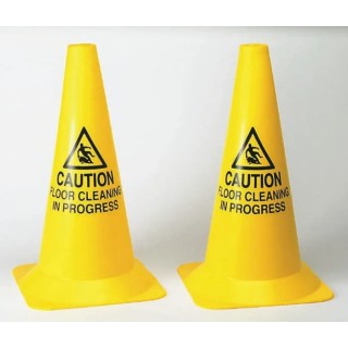 JSP Yellow 500 mm Polyvinyl Chloride Safety Cone JAR044-000-251