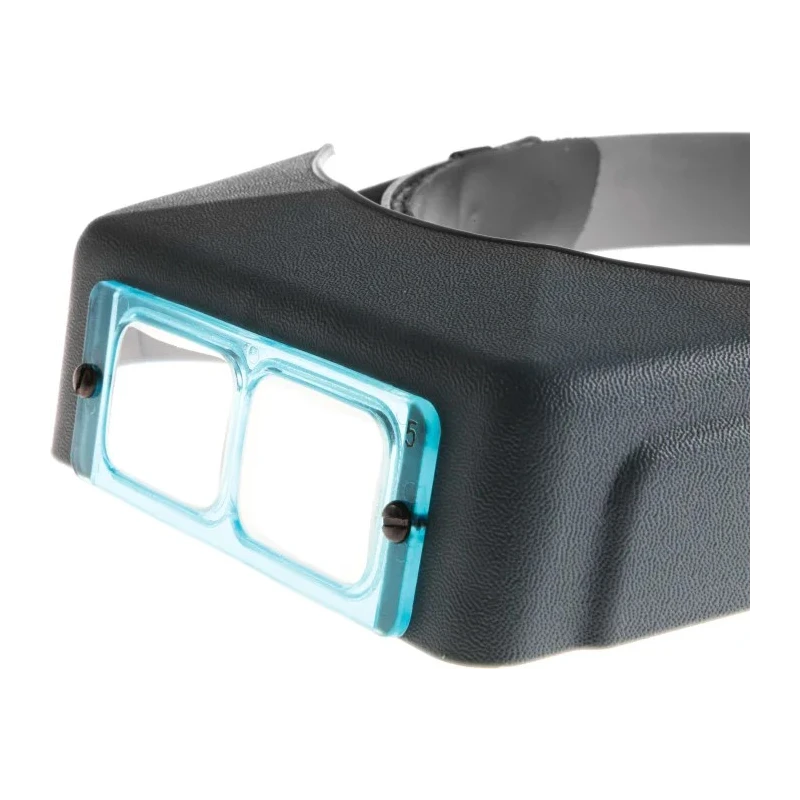 RS PRO 2.5x Magnification Headband Magnifier Adjustable Pivot Impact Resistant Lightweight Plastic Frame 290-1539