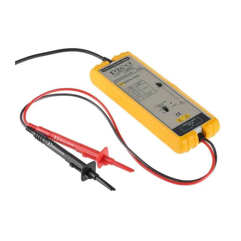 RS PRO Pico Technology TA Series Differential Oscilloscope Probe 25 MHz Bandwidth 1:10, 1:100 Attenuation BNC Connector TA041