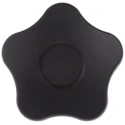 Elesa Black Fibreglass Reinforced Polyamide Technopolymer Multiple Lobes Clamping Knob M10 Thread Size 26mm Thread 70013
