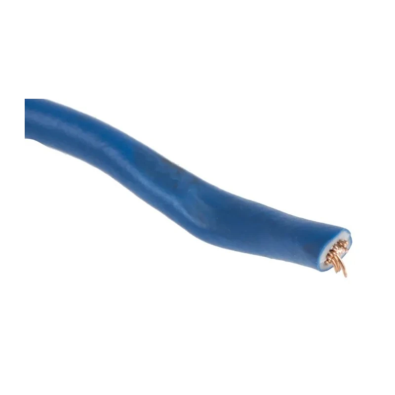 RS PRO Blue 1.5 mm² Hook Up Wire, 16 AWG, 27/0.25 mm Core Strands, 100 m Length, Polyvinyl Chloride Jacket, 750 V 902-8397