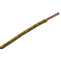RS PRO Green Yellow 6 mm² Hook Up Wire 16 AWG 75x0.3 mm Strands 100 m PVC Jacket 750V 70°C 902-8451