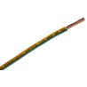 RS PRO Green Yellow 6 mm² Hook Up Wire 16 AWG 75x0.3 mm Strands 100 m PVC Jacket 750V 70°C 902-8451