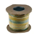RS PRO Green Yellow 6 mm² Hook Up Wire 16 AWG 75x0.3 mm Strands 100 m PVC Jacket 750V 70°C 902-8451