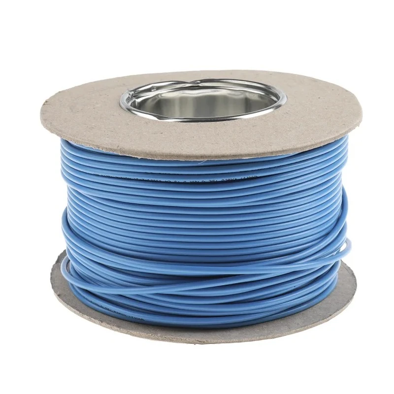 RS PRO Blue 2.5 mm² Hook Up Wire, 14 AWG, 45/0.25 mm Core Strands, 100 m Length, Polyvinyl Chloride Jacket, 750V 902-8417