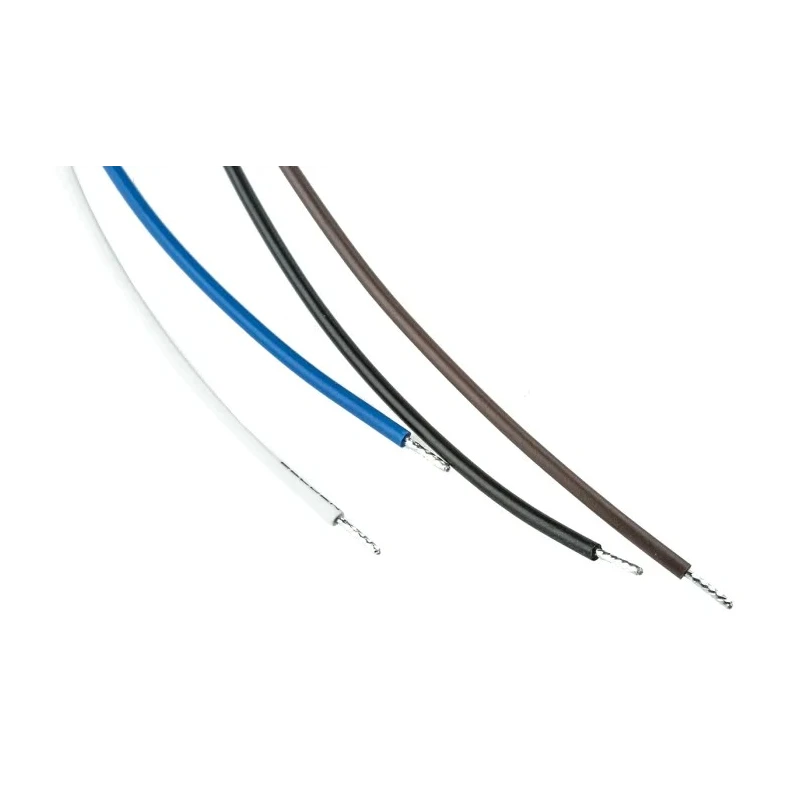 Brad from Molex M12 Cable Assembly Male 4 Way to Female 4 Way Unterminated 300mm 250V IP67 1200700156