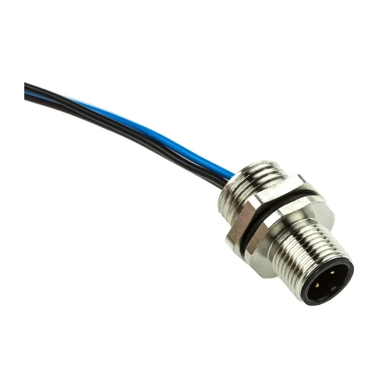 Brad from Molex M12 Cable Assembly Male 4 Way to Female 4 Way Unterminated 300mm 250V IP67 1200700156