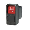 Littelfuse Illuminated SPDT Rocker Switch Panel, On-Off-On (On)-Off-(On) Operation, IP67, Aluminium Housing 880092