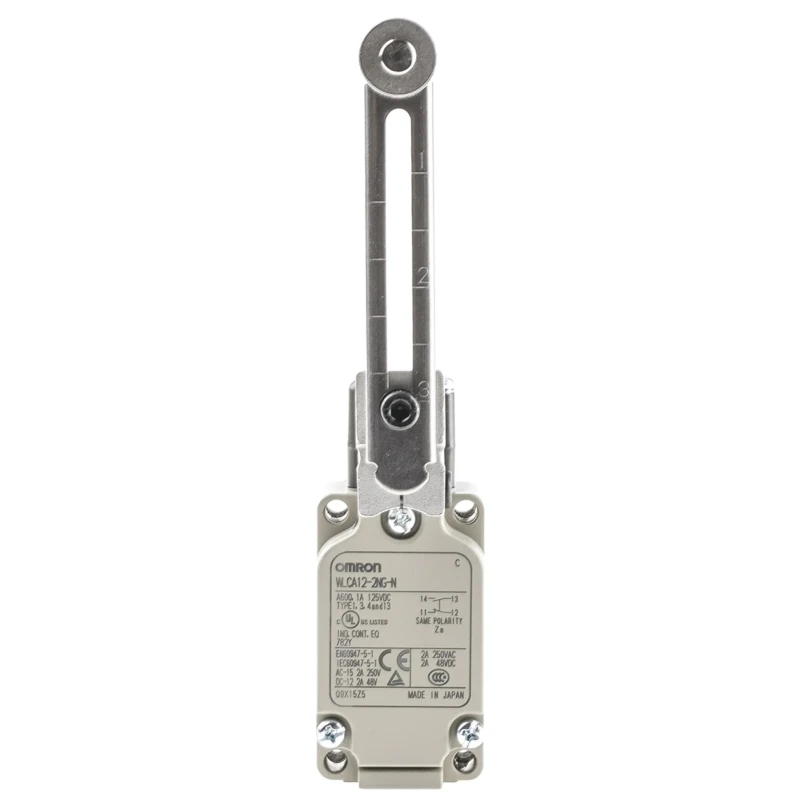 Omron WL Series Roller Lever Limit Switch SPST 10A 500V AC IP67 WLCA12-2NG-N