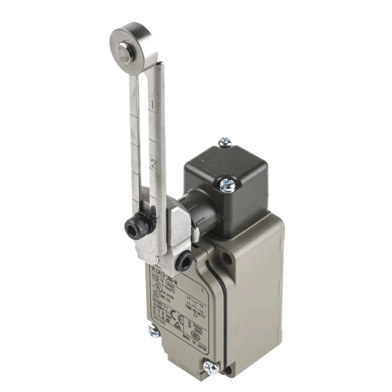 Omron WL Series Roller Lever Limit Switch SPST 10A 500V AC IP67 WLCA12-2NG-N