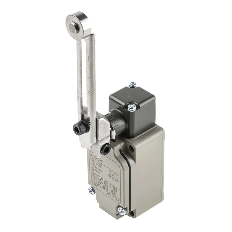 Omron WL Series Roller Lever Limit Switch, SPST Contact, IP67 Aluminium Housing, 10A, 500V AC WLCA12-2Y-N