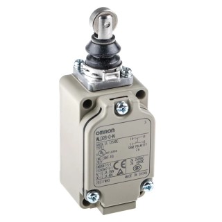 Omron WL Series Roller Plunger Limit Switch, SPST Contact, IP67, Aluminium Housing, 500V AC, 10A, Model WLD28-G-N