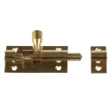 RS PRO Brass Barrel Door Bolt 50 mm 3 mm Mounting Hole Diameter 893-8650