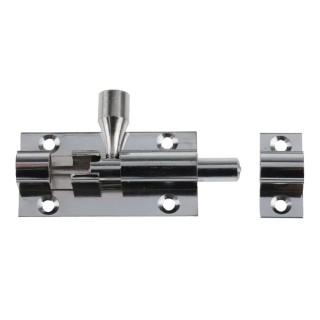 RS PRO Brass Chrome Brass Door Bolt 50 mm 893-8666