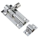 RS PRO Brass Chrome Brass Door Bolt 50 mm 893-8666