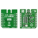 MikroElektronika Temperature Sensor MikroBus Click Board with -40 to +85°C Temperature Range, Humidity 0-100% MIKROE-1978