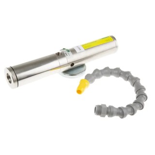 RS PRO Pneumatic Cold Air Gun 2500 Btu/h Cooling Capacity 991L/min Flow Rate Stainless Steel 355mm Length 43mm 291-1312