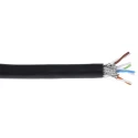 HARTING Cat6a Ethernet Cable Stranded, 50 m, Black Shielded PVC Jacket, 100V CAT6a 