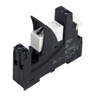 Relpol RM2 Series Electromechanical Interface Relay, DIN Rail Mount, 24V Coil, SPDT Contact, 8A Switching Current RM1-00T-24D