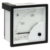 HOBUT Analogue Panel Ammeter 100 A AC/DC DIN Moving Iron Accuracy Class 1.5 D72SD5A/0-1200A