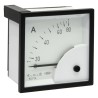 HOBUT Analogue Panel Ammeter 100 A AC/DC, CT Operated, Flame Retardant Case, D72SD5A/0-80A