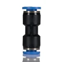 RS PRO Polyoxymethylene Pneumatic Fitting Push-in 8 mm to Push-in 8 mm, Nickel Plated, Max Pressure 10 bar 916-0877