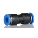 RS PRO Polyoxymethylene Pneumatic Fitting Push-in 8 mm to Push-in 8 mm, Nickel Plated, Max Pressure 10 bar 916-0877