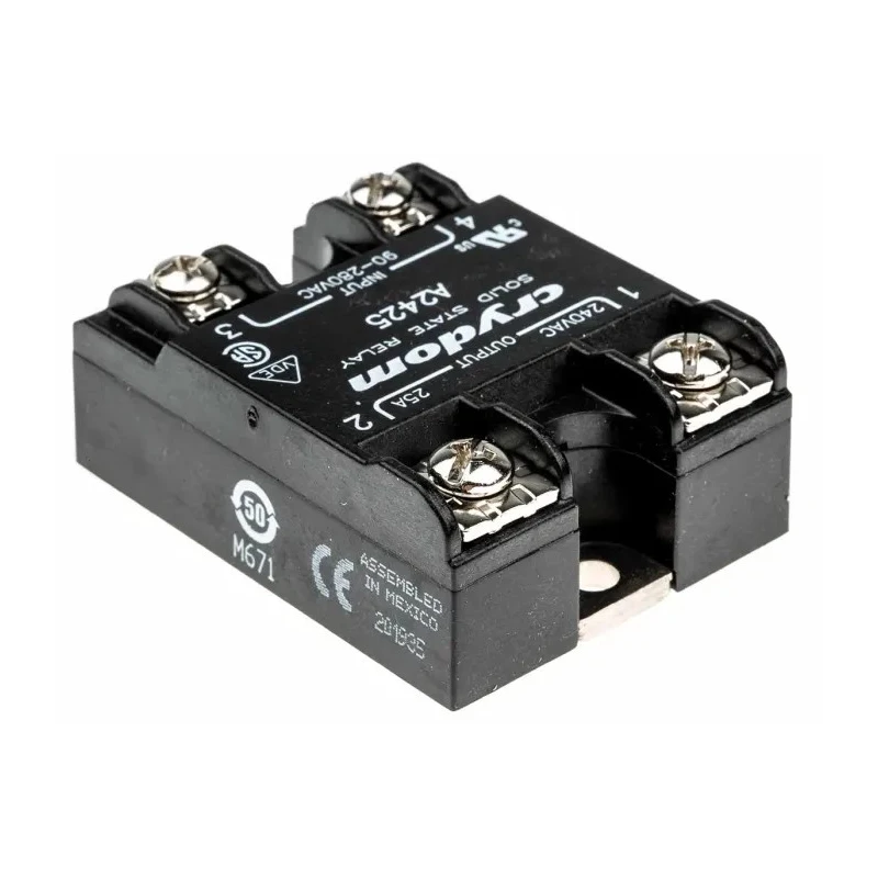 Crydom 1 Series Solid State Relay 25 A Load 280 Vrms Load 280 Vrms Control Panel Mount A2425