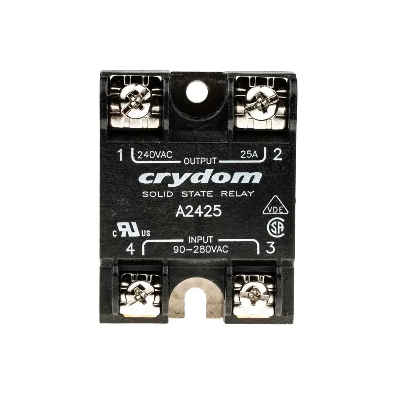 Crydom 1 Series Solid State Relay 25 A Load 280 Vrms Load 280 Vrms Control Panel Mount A2425
