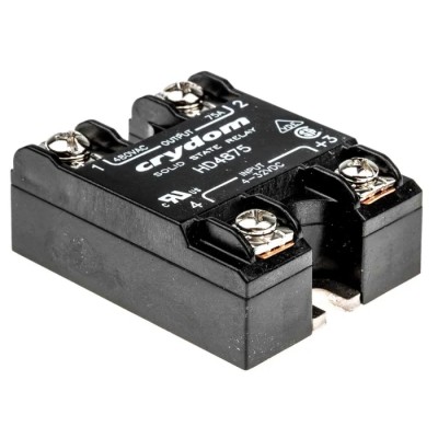 Crydom Industrial 75A 530V AC Panel Mount Solid State Relay, 32V Control HD4875