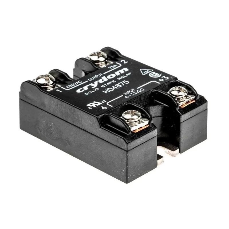 Crydom Industrial 75A 530V AC Panel Mount Solid State Relay, 32V Control HD4875