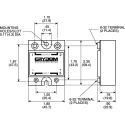 Crydom Solid State Relay Panel Mount 25 A Load Current 660 V AC Load HD6025