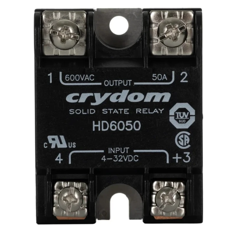 Crydom HD60 Series Solid State Relay 50 A Load 660 V AC Load Panel Mount 