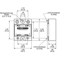 Crydom HD60 Series Solid State Relay 50 A Load 660 V AC Load Panel Mount 