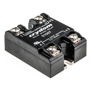 Crydom Solid State Relay 1-DC Series Panel Mount 7A Load 100V Load 32V Control D1D07