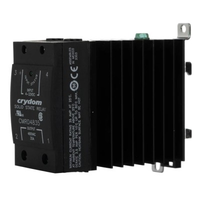 Crydom Solid State Relay, 35 A Load Current, DIN Rail Mount, 530 V Load Voltage, 32V Control CMR48